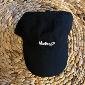 OS Adult Madhappy Black strap back Cap